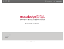 Tablet Screenshot of massdesign.cl